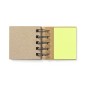 Feros - 75 Haftnotizen 5 x 7 cm. 125 Mini Haftnotizen 1,5 x 5 cm | Bambus