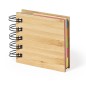 Feros - 75 Haftnotizen 5 x 7 cm. 125 Mini Haftnotizen 1,5 x 5 cm | Bambus