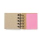 Feros - 75 Haftnotizen 5 x 7 cm. 125 Mini Haftnotizen 1,5 x 5 cm | Bambus