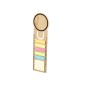Tecin - 13 cm und 5". 25 Haftnotizen 4 x 4,45 cm. 125 Mini Haftnotizen 1,2 x 4,5 cm | Bambus