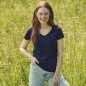Iconic V-Neck - 100% Coton Peigné Ring Spun 150 g/ m2