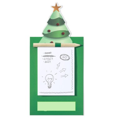 Clemen - 40 Blätter Notizblock. Bleistift Inklusive