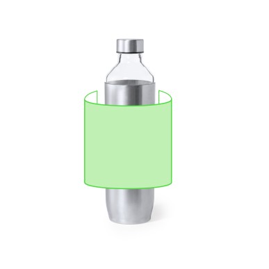 Ivisur - 850 ml | Borosilikat Glas/ Rostfreier Stahl