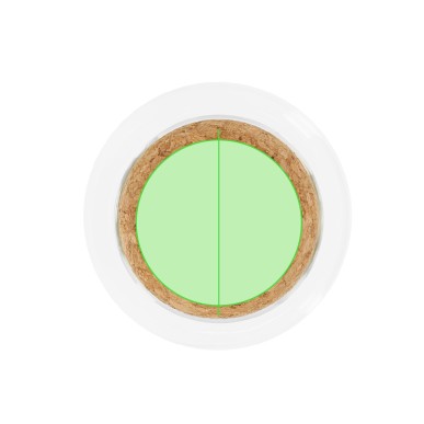 Ricadel - 800 ml | Borosilikat Glas/ Kork