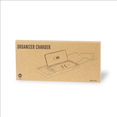 Golbar - Sans Fil 15W. Sortie USB | Bambou