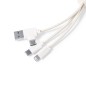 Feildin - Connexion Micro USB, Type C et Lightning 5V DC 2.4A | Carton Recyclé/ Paille de Blé/ ABS