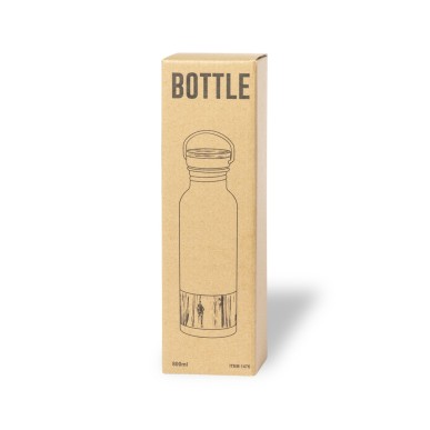 Gaucix - 800 ml | Rostfreier Stahl/ Bambus