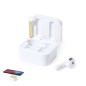 Billins - Sans Fil 10W. Connexion Bluetooth. Batterie 30 mAh/ Poste de Charge 300 mAh | Bambou/ ABS