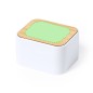 Billins - Sans Fil 10W. Connexion Bluetooth. Batterie 30 mAh/ Poste de Charge 300 mAh | Bambou/ ABS
