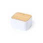 Billins - Sans Fil 10W. Connexion Bluetooth. Batterie 30 mAh/ Poste de Charge 300 mAh | Bambou/ ABS