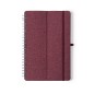 Maisux - Couverture Rigide. 70 Feuilles | Polyester 300D RPET/ Paille de Blé/ PP