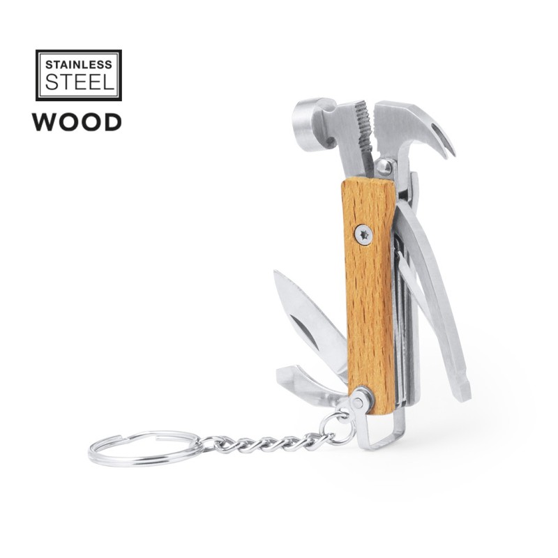 Porte-Clés Multi Outils  avec impression Meniok