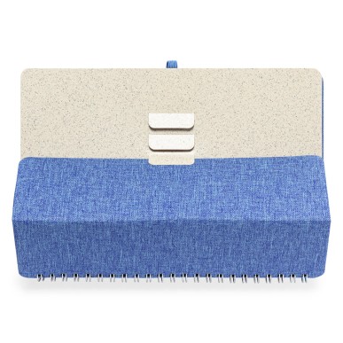 Maisux - Couverture Rigide. 70 Feuilles | Polyester 300D RPET/ Paille 