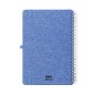 Maisux - Couverture Rigide. 70 Feuilles | Polyester 300D RPET/ Paille de Blé/ PP