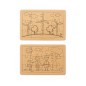 Clavier - 2 Puzzles 12 Stück | Reclycling Pappe