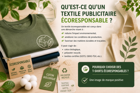 Le textile publicitaire écoresponsable